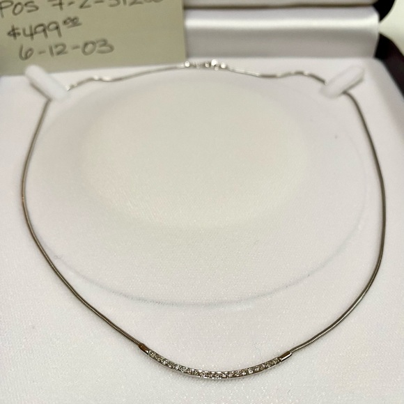 Ben Bridge white gold and diamond necklace. - Picture 4 of 4